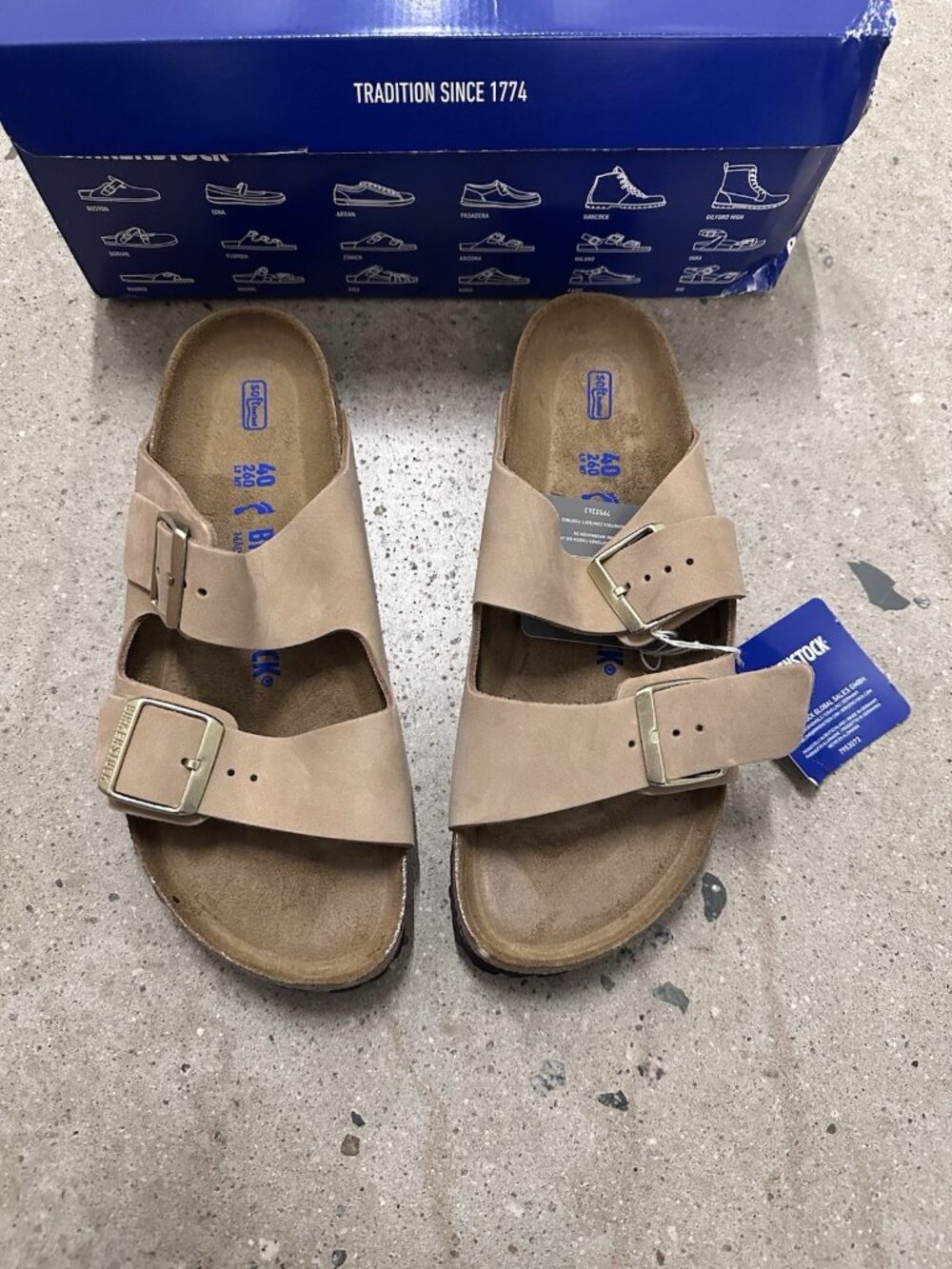 BIRKENSTOCK Arizona Soft Footbed Sandals Sandcastle - Picture 5 of 8